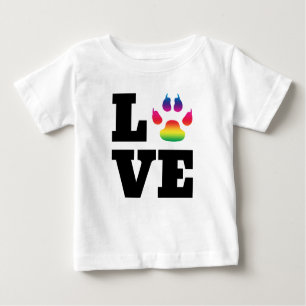 Camiseta De Bebé Pasta arcoiris