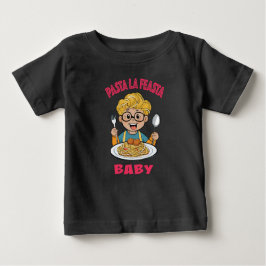 Camiseta De Bebé Pasta La Feasta Baby