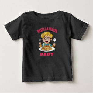 Camiseta De Bebé Pasta La Feasta Baby