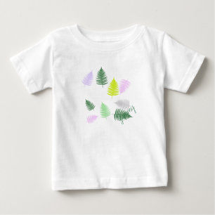 Camiseta De Bebé Pastel Colours Lucky Fern