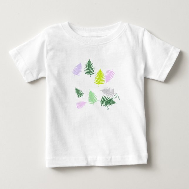 Camiseta De Bebé Pastel Colours Lucky Fern (Anverso)