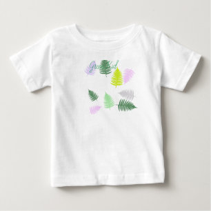 Camiseta De Bebé Pastel Colours Lucky Fern
