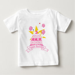 Camiseta De Bebé Pastel de cumpleaños de 3 años