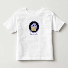 Camiseta De Bebé Pastel de Kawaii púrpura, camisas pequeñas