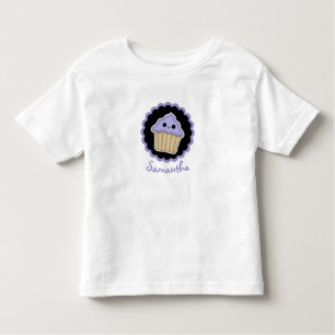 Camiseta De Bebé Pastel de Kawaii púrpura, camisas pequeñas