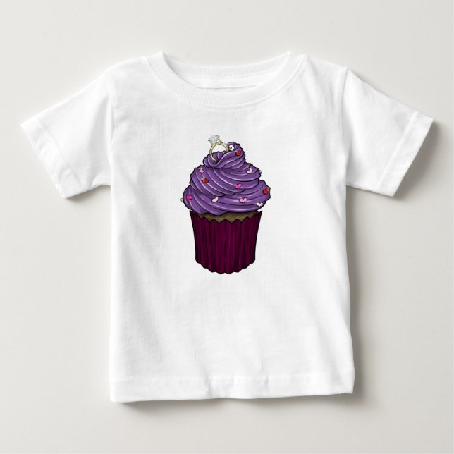 Camiseta De Bebé Pastel de propuesta dulce (Anverso)