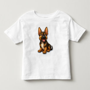 Camiseta De Bebé Pastel de Shepard alemán