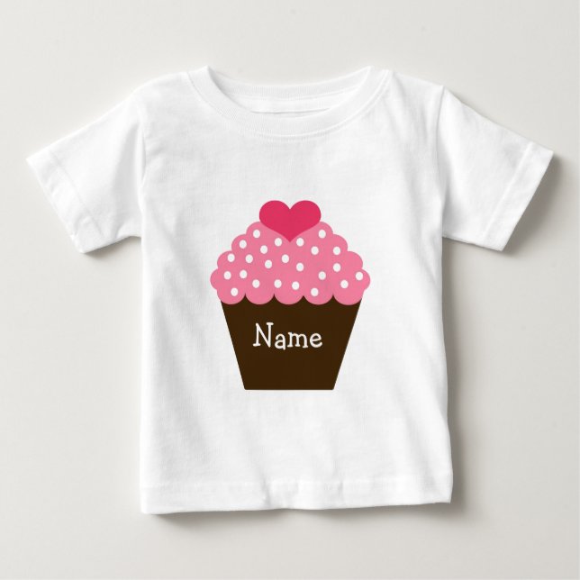 Camiseta De Bebé Pastel de tarta de amor Tee (Anverso)