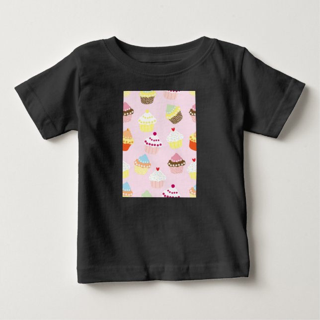 Camiseta De Bebé Pasteles (Anverso)