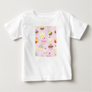 Camiseta De Bebé Pasteles