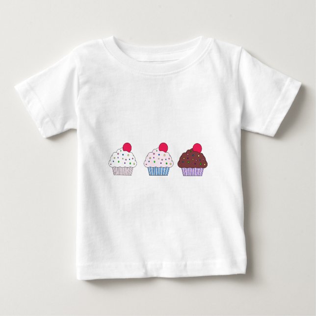 Camiseta De Bebé Pasteles (Anverso)