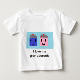 Camiseta De Bebé Pasteles de papel de gran tamaño