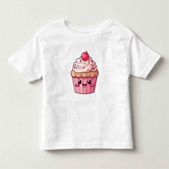 Camiseta De Bebé Pastelito con crema (Anverso)