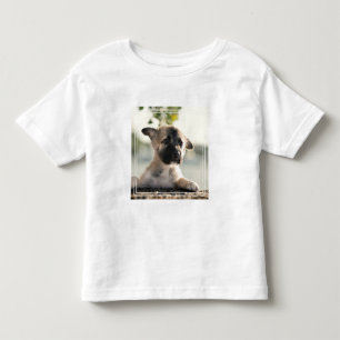 Camiseta De Bebé Pastor alemán con borde