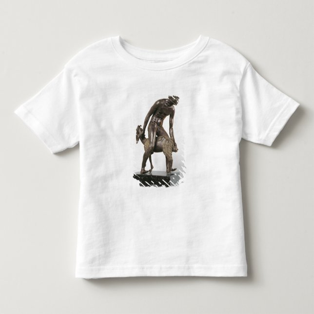 Camiseta De Bebé Pastor que ordeña una cabra (Anverso)