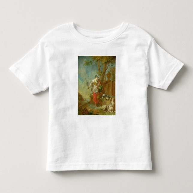 Camiseta De Bebé Pastor y Shepherdess (Anverso)