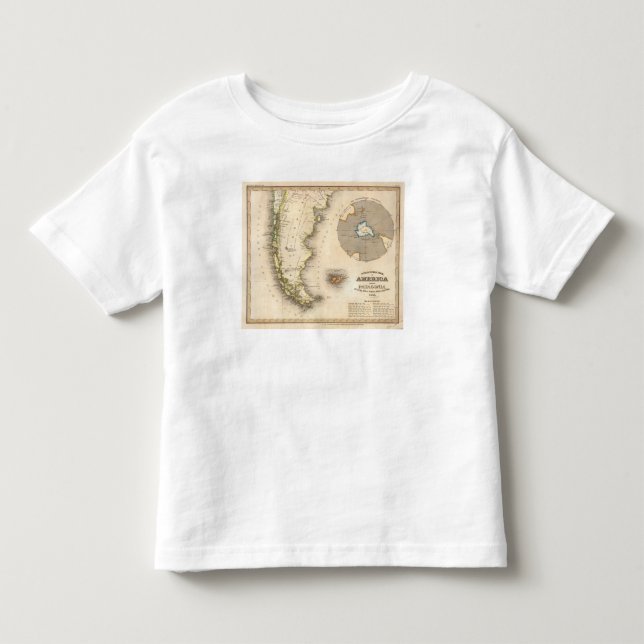 Camiseta De Bebé Patagonia, la Argentina (Anverso)