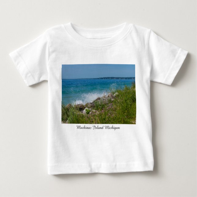 Camiseta De Bebé Patalear A Mackinac (Anverso)