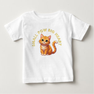 Camiseta De Bebé Patas Pequeñas, Corazón Grande