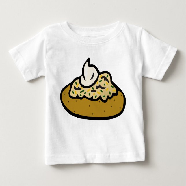 Camiseta De Bebé Patata al horno (Anverso)