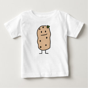 Camiseta De Bebé Patata sonriente linda feliz