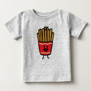 Camiseta De Bebé Patatas fritas felices
