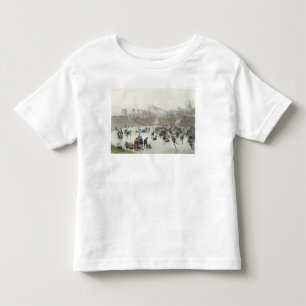 Camiseta De Bebé Patinadores en el lago Bois de Boulogne