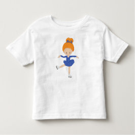 Camiseta De Bebé Patinaje artístico, Chica de patinaje sobre hielo,