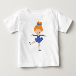 Camiseta De Bebé Patinaje artístico, Chica de patinaje sobre hielo,