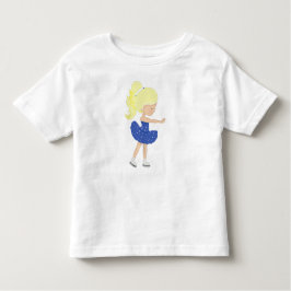 Camiseta De Bebé Patinaje artístico, Chica de patinaje sobre hielo,
