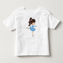 Camiseta De Bebé Patinaje artístico, Chica de patinaje sobre hielo,