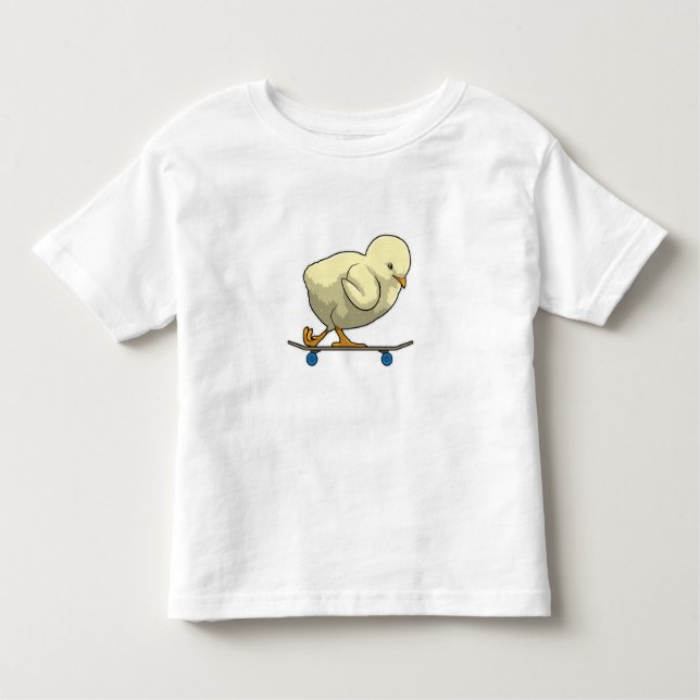Camiseta De Bebé Patinaje con patineta (Anverso)