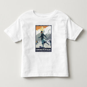 Camiseta De Bebé Patinaje de hielo - poster olímpico del promo de