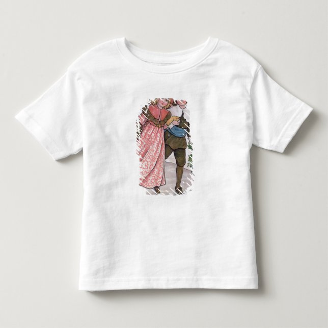 Camiseta De Bebé Patinaje para chicas y niños (Anverso)