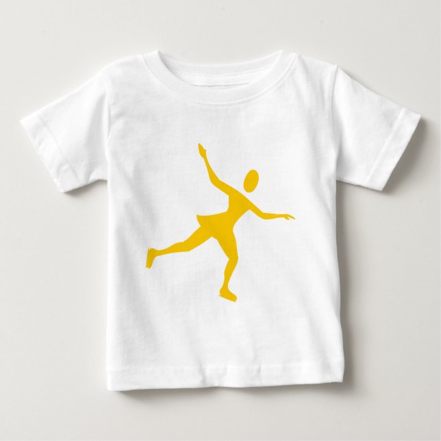 Camiseta De Bebé Patinaje sobre hielo - Amber (Anverso)