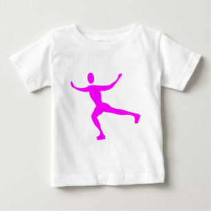 Camiseta De Bebé Patinaje sobre hielo - Magenta