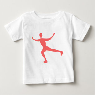 Camiseta De Bebé Patinaje sobre hielo - Rosa tropical