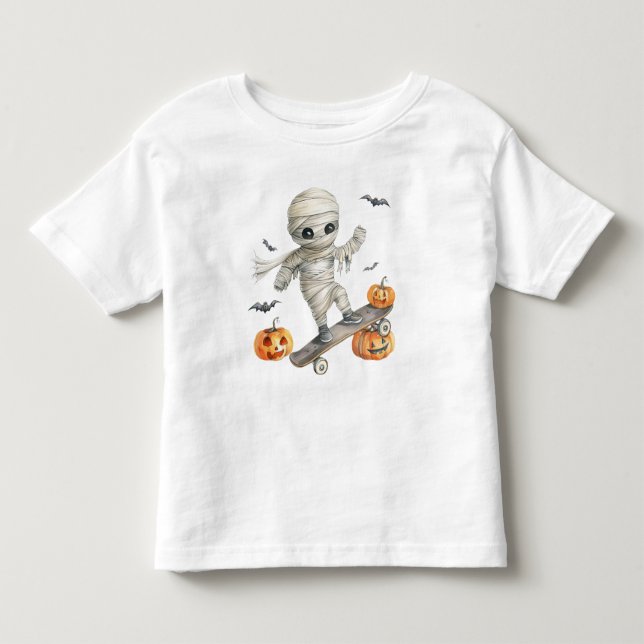 Camiseta De Bebé Patinaje y miedo - Mamá en movimiento (Anverso)