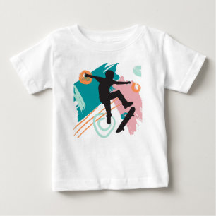 Camiseta De Bebé Patineta