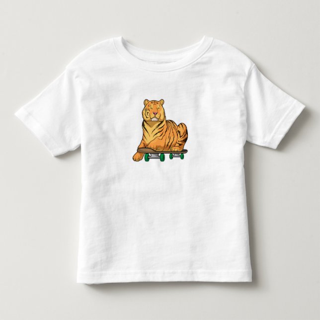 Camiseta De Bebé Patineta de patinaje sobre hielo (Anverso)