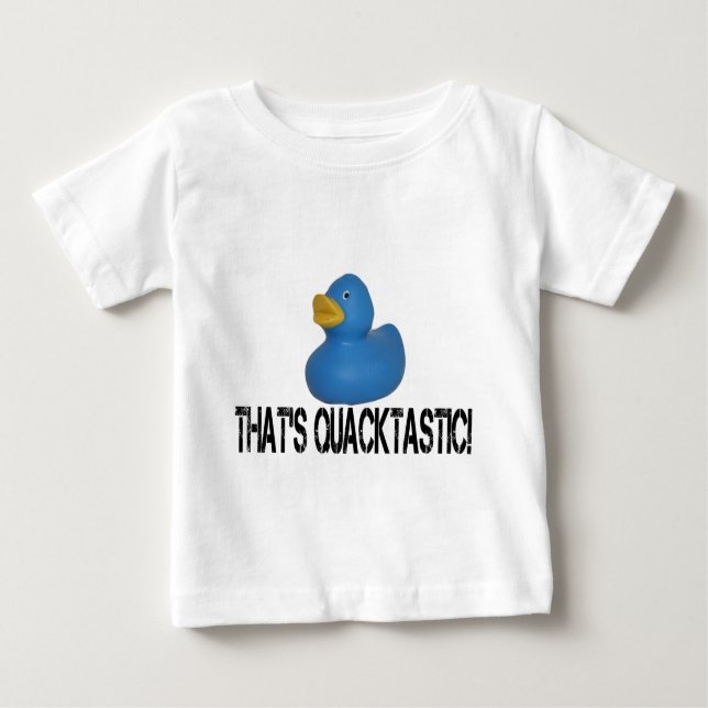 Camiseta De Bebé Pato azul (Anverso)