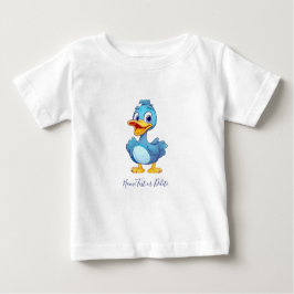 Camiseta de bebé Pato Azul