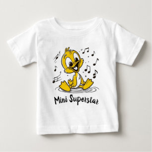 Camiseta De Bebé Pato Cantarín Alegra Musical Dibujo Animado 🐥🎶
