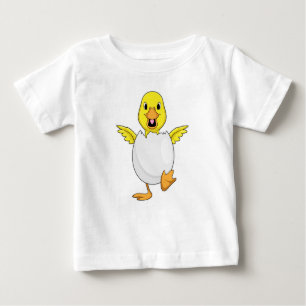 Camiseta De Bebé Pato con huevo