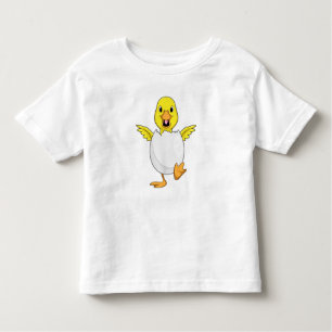Camiseta De Bebé Pato con huevo