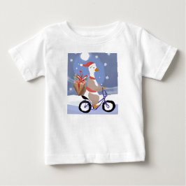 Camiseta De Bebé Pato de feliz navidad