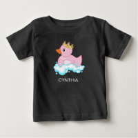 Pato de goma (rosa) Impresión personalizada vívida