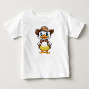 Camiseta De Bebé Pato de la granja - Ilustracion Pegatina Personali