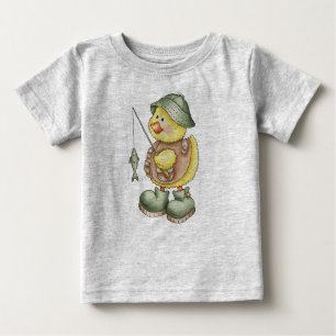 Camiseta De Bebé Pato de pesca