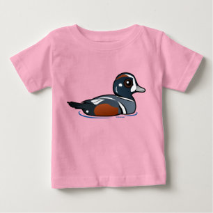 Camiseta De Bebé Pato del Harlequin de Birdorable